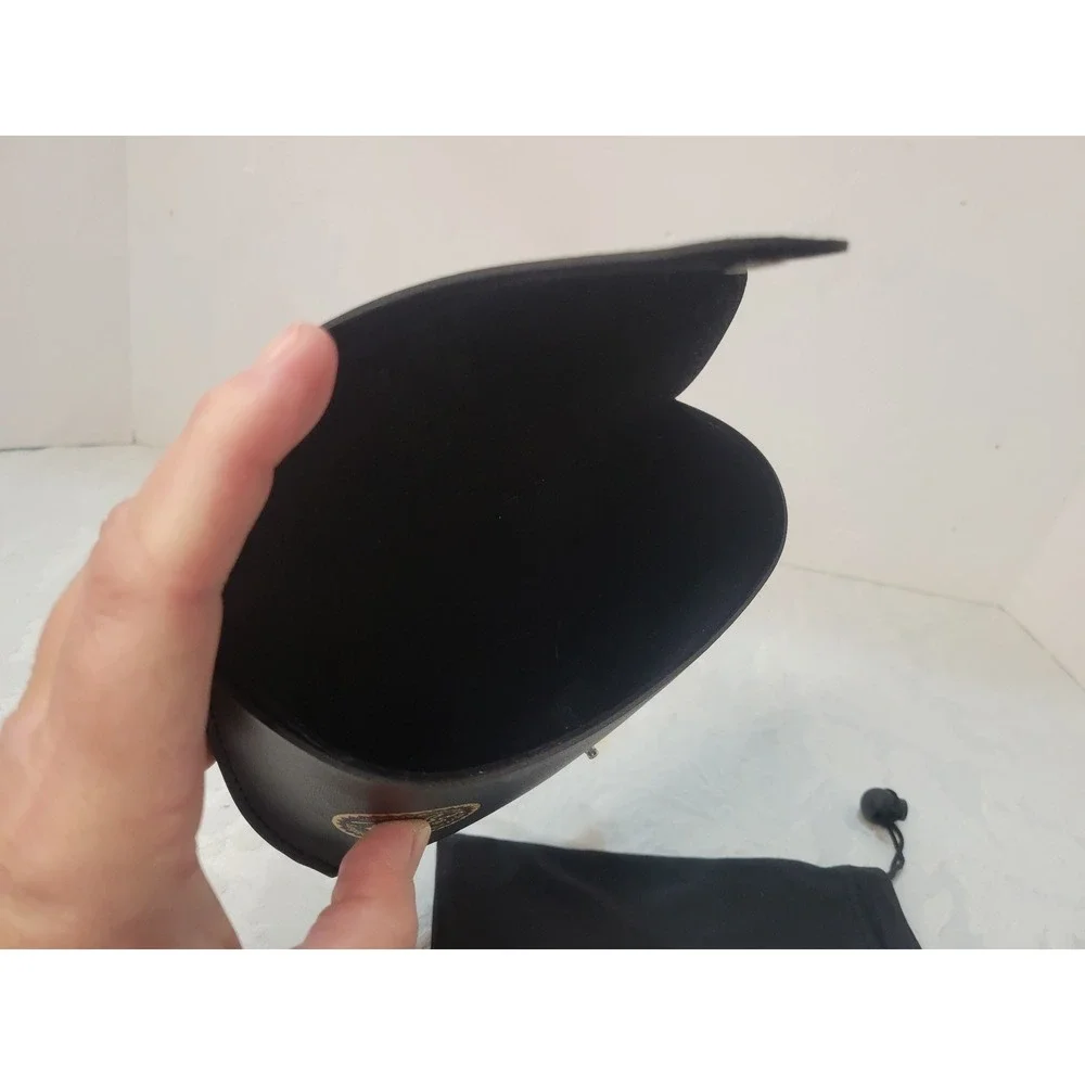 Ray Ban Sunglasses Case with Pouch Black‎ soft Shell Travel Storage